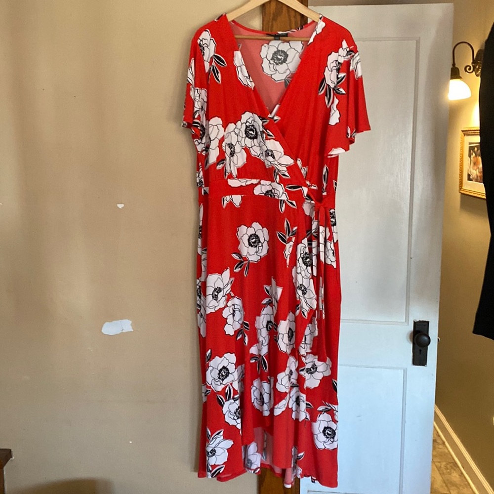 Beautiful faux wrap dress